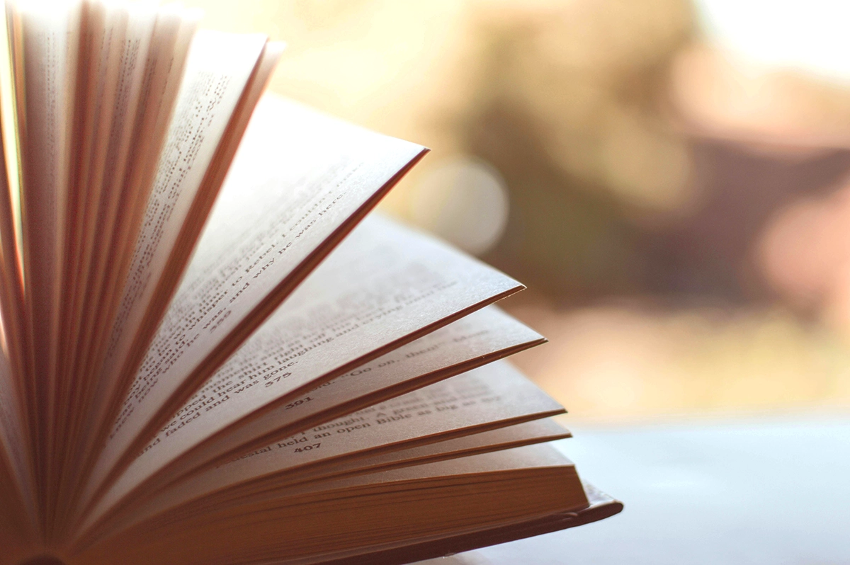 book pages
